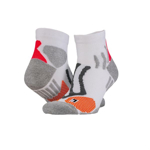 Techniczne Skarpety Uciskowe Unisex Dla Dorosłych. Białe skarpetki damskie SPIRO, bez wzorów. Za 45.99 zł.