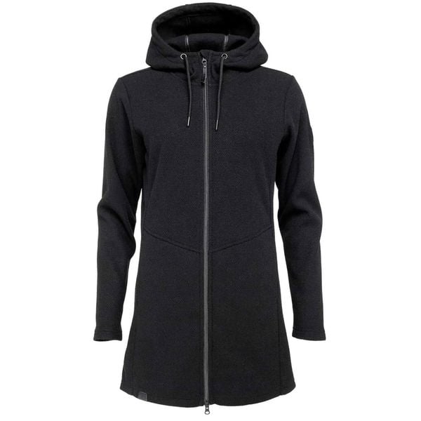 Damski sweter sportowy Loap Gama czarny. Czarne swetry klasyczne damskie ZSPORT, na zimę, bez kołnierzyka. Za 210.99 zł.