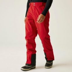 Achieve II Męskie spodnie narciarskie. Czerwone spodnie materiałowe męskie Dare 2b, bez wzorów, sportowe. Za 299.99 zł.