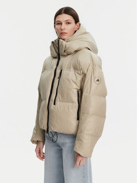 Adidas by Stella McCartney Kurtka zimowa Winter JI5198 Beżowy Loose Fit. Brązowe kurtki damskie adidas by Stella McCartney, na zimę, s, bez wzorów, z syntetyku, bez kaptura. Za 1,449.00 zł.