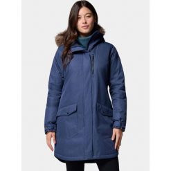 Płaszcz Zimowy Damski Columbia Suttle Mountain. Niebieskie płaszcze damskie Columbia, na zimę, bez wzorów, z puchu, sportowe. Za 999.00 zł.