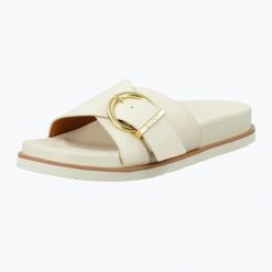 Klapki damskie GANT Mardale. Brązowe klapki damskie Gant, bez wzorów, z gumy, bez obcasa. Za 339.99 zł.