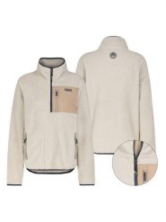 Sublevel Bluza polarowa w kolorze beżowym rozmiar: XL. Brązowe bluzy bez kaptura damskie Sublevel, xl, z polaru. Za 144.24 zł.