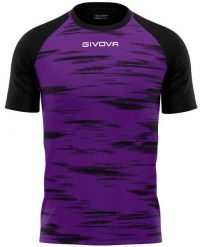 Koszulka sportowa Givova Pixel Fioletowo-Czarna L - Lekka i Oddychająca. Czarne bluzki sportowe damskie Givova, l, bez wzorów, z poliesteru, bez ramiączek. Za 69.01 zł.