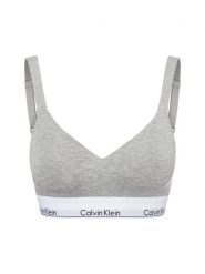 Calvin Klein Stanik Kobiety Bawełna szary|biały, XL. Białe biustonosze CALVIN KLEIN, bez wzorów, z bawełny. Za 129.95 zł.