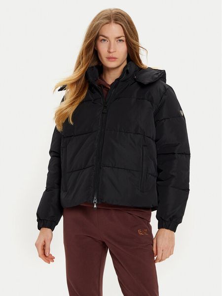 EA7 Emporio Armani Kurtka zimowa 6DTB09 TN8AZ 1200 Czarny Regular Fit. Czarne kurtki damskie EA7 Emporio Armani, na zimę, xl, bez wzorów, z syntetyku, bez kaptura. Za 769.99 zł.