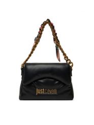 Just Cavalli Torebka 79RA4BD1 ZS748 Czarny. Czarne torebki klasyczne damskie Just Cavalli, bez wzorów, ze skóry, bez dodatków. Za 689.99 zł.
