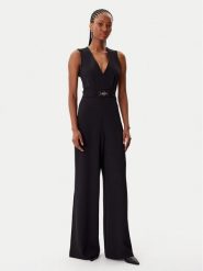 Artigli Kombinezon ACTU002992 Czarny Regular Fit. Czarne kombinezony damskie Artigli, bez wzorów, z syntetyku, bez kołnierzyka, bez ramiączek. Za 599.99 zł.