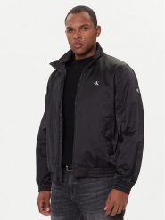 Calvin Klein Jeans Kurtka bomber Harrington LV04RC516G Czarny Regular Fit. Czarne kurtki męskie Calvin Klein Jeans, m, bez wzorów, z jeansu, bez kaptura. Za 649.99 zł.