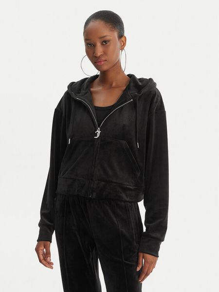 Juicy Couture Bluza Iccle JCWAS126304 Czarny Oversize. Czarne bluzy bez kaptura damskie Juicy Couture, xxl, z syntetyku. Za 277.99 zł.