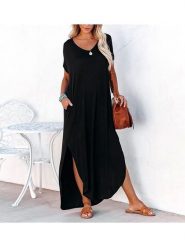 LA Angels Sukienka w kolorze czarnym rozmiar: XL. Czarne sukienki damskie LA Angels, na imprezę, xl, bez wzorów, bez kołnierzyka, bez ramiączek, maxi. Za 127.35 zł.