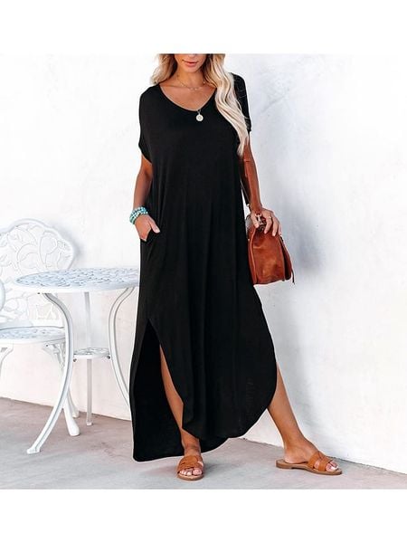 LA Angels Sukienka w kolorze czarnym rozmiar: S. Czarne sukienki damskie LA Angels, na imprezę, s, bez wzorów, bez kołnierzyka, bez ramiączek, maxi. Za 155.15 zł.