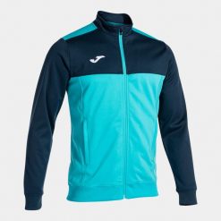 Bluza dresowa zapinana na zamek błyskawiczny Joma Winner. Niebieskie bluzy z kapturem męskie Joma, l, z dresówki. Za 224.50 zł.