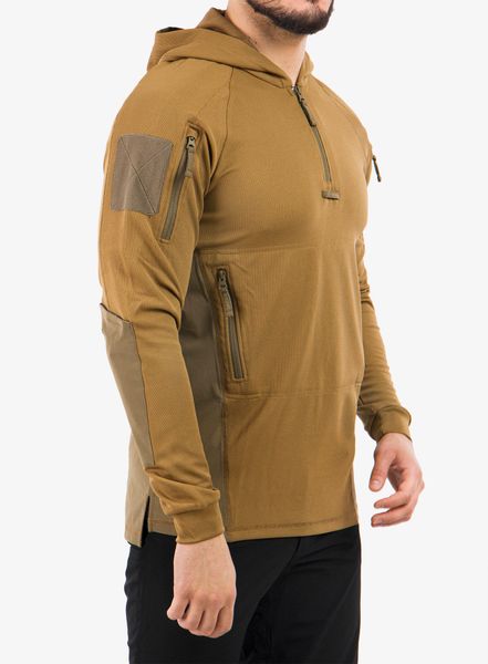 Bluza bushcraft męska Helikon-Tex Range Hoodie. Brązowe bluzy z kapturem męskie HELIKON-TEX, l, z materiału. Za 274.99 zł.