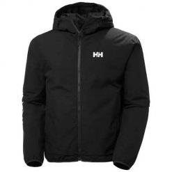 Kurtka uniwersalna męska Helly Hansen Ervik Ins Rain Jacket. Czarne kurtki męskie Helly Hansen, na zimę, l, bez wzorów, z materiału, klasyczne, z kapturem. Za 839.00 zł.