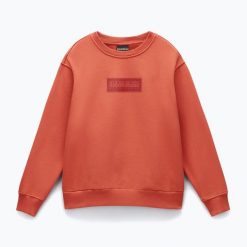 Bluza damska Napapijri B-Suze C. Czerwone bluzy bez kaptura damskie Napapijri. Za 259.99 zł.