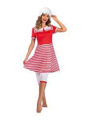 Amscan 3-częściowy kostium "1920s Bathing suit" w kolorze czerwonym rozmiar: L. Czerwone stroje jednoczęściowe damskie AMSCAN, l, bez wzorów. Za 115.51 zł.