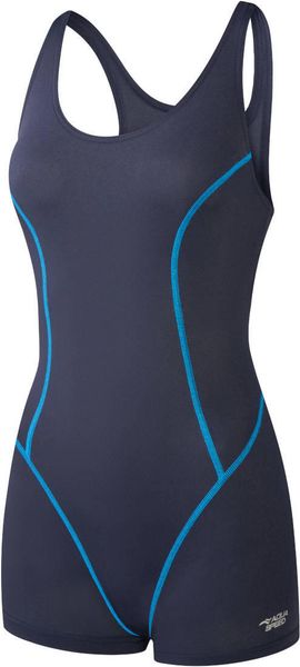Strój jednoczęściowy pływacki damski z szortami Aqua Speed Rita. Czarne stroje jednoczęściowe damskie Aqua-Speed, bez wzorów. Za 139.00 zł.