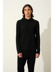 AUTHENTIC CASHMERE Kaszmirowy sweter "Bendt" w kolorze czarnym rozmiar: L. Czarne swetry męskie AUTHENTIC CASHMERE, l, bez wzorów, z kaszmiru, bez kołnierzyka. Za 632.42 zł.