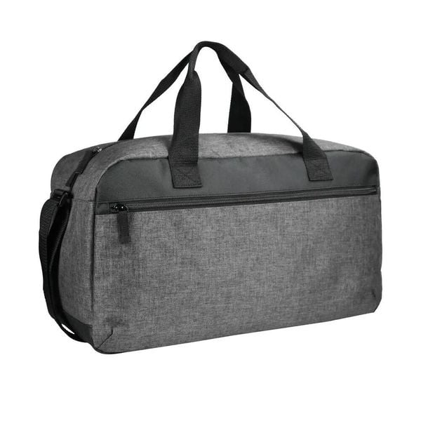 Clique Melange Travel Bag torba podróżna z poliestru 600D – grey melange. Szare torebki klasyczne damskie CLIQUE, bez wzorów, duże, bez dodatków. Za 111.54 zł.