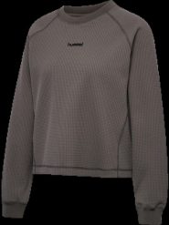 Hummel Długi T-shirt hmlSOFT WAFFLE W z 3D poliestru. Szare t-shirty damskie HUMMEL, l, bez wzorów, bez kołnierzyka. Za 226.00 zł.