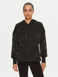 Liu Jo Sport Bluza TF4258 J4751 Czarny Regular Fit. Czarne bluzy bez kaptura damskie Liu Jo Sport, xl, bez wzorów, z syntetyku, bez ramiączek, bez kaptura. Za 479.99 zł.