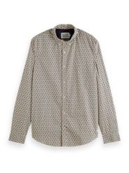 Scotch & Soda Koszula w kolorze beżowo-szarym rozmiar: L. Brązowe koszule męskie Scotch & Soda, l, bez wzorów, z bawełny, bez kołnierzyka, bez ramiączek. Za 153.71 zł.