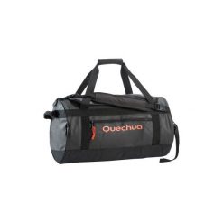 Torba trekkingowa 40 l. Czarne torebki klasyczne damskie QUECHUA, bez wzorów, z materiału, bez dodatków. Za 119.99 zł.