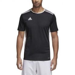 Koszulka piłkarska męska adidas Entrada 18 Jersey. Białe t-shirty sportowe męskie Adidas, m, z jersey, bez ramiączek, do piłki nożnej. Za 69.00 zł.
