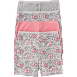 Długie bokserki damskie (4 pary). Szare bokserki i panty damskie bonprix, bez wzorów. Za 74.99 zł.