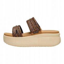 HeyDude Damskie Sandały Austin Slide Classic. Brązowe sandały damskie Hey dude, bez wzorów, z materiału, bez obcasa. Za 259.00 zł.