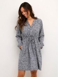 Cream Sukienka letnia CRVimma 10610559 Niebieski Feminine Fit. Niebieskie sukienki damskie Cream, na lato, bez wzorów, z wiskozy, bez kołnierzyka, bez ramiączek. Za 179.99 zł.