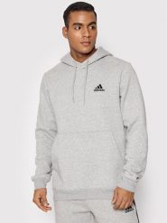 Adidas Bluza Essentials H12213 Szary Regular Fit. Szare bluzy bez kaptura męskie Adidas, m, z bawełny. Za 159.99 zł.