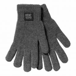 Rękawiczki termoaktywne Heatkeeper damskie szenilowe ciemnoszare. Brązowe rękawiczki damskie HEAT KEEPER, bez wzorów. Za 118.99 zł.