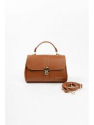 Lia Biassoni Skórzana torebka w kolorze jasnobrązowym - 27 x 19 x 13 cm rozmiar: onesize. Brązowe torebki klasyczne damskie Lia Biassoni, bez wzorów, z materiału, bez dodatków. Za 304.99 zł.