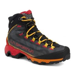 Buty trekkingowe męskie La Sportiva Aequilibrium Hike GTX. Czarne buty trekkingowe męskie La Sportiva, bez zapięcia. Za 835.55 zł.