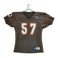 Second life - Reebok Koszulka Piłkarska Geneva Football US - Stan dobry. Brązowe t-shirty sportowe męskie Reebok, m, z nylonu, bez ramiączek, na fitness i siłownię. Za 102.20 zł.