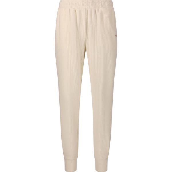 Damskie spodnie dresowe Athlecia Hecey. Białe spodnie dresowe damskie Athlecia, bez wzorów, z dresówki. Za 197.50 zł.