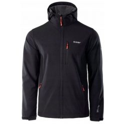 Kurtka męska Softshell Hi-Tec Caen - czarno-pomarańczowa, Rozmiar XL. Brązowe kurtki softshell damskie Hi-tec, m, bez wzorów, z polaru, bez kaptura. Za 184.99 zł.