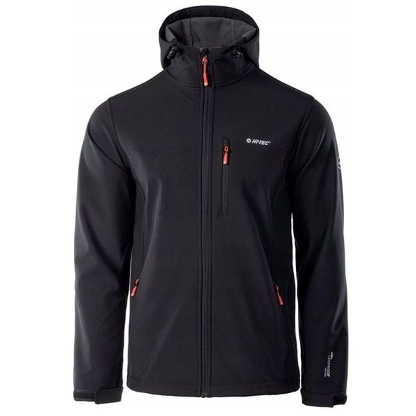Kurtka męska Softshell Hi-Tec Caen - czarno-pomarańczowa, Rozmiar XL. Brązowe kurtki softshell damskie Hi-tec, m, bez wzorów, z polaru, bez kaptura. Za 184.99 zł.