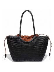 SUVRAI Torebka w kolorze czarnym - 45 x 25 x 15 cm rozmiar: onesize. Czarne torebki klasyczne damskie SUVRAI, bez wzorów, z materiału, bez dodatków. Za 306.01 zł.