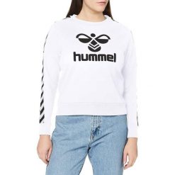 Bluza sportowa damska Hummel Classic Taped. Białe bluzy bez kaptura damskie HUMMEL, m. Za 60.00 zł.
