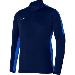 Bluza treningowa męska Nike DF Academy 23 SS Drill Top. Niebieskie bluzy bez kaptura męskie Nike, m. Za 166.43 zł.