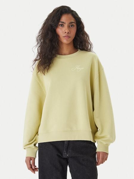 HUGO Bluza Deroxina_9 50561234 Zielony Regular Fit. Zielone bluzy bez kaptura damskie Hugo, s, z bawełny. Za 609.99 zł.