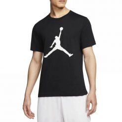 T-shirt do koszykówki męski Nike Jordan Jumpman czarny. Białe t-shirty męskie Jordan, m, bez wzorów, z bawełny, bez kołnierzyka. Za 158.95 zł.