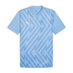 Koszulka piłkarska męska Puma TEAMGLORY JERSEY. Białe t-shirty sportowe męskie Puma, l, z jersey, bez ramiączek, na fitness i siłownię. Za 125.97 zł.