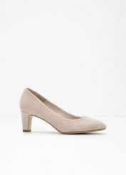 Czółenka Tamaris. Brązowe czółenka damskie bonprix, bez wzorów, bez obcasa. Za 229.99 zł.