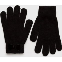 Pieces - Rękawiczki (2-pack). Czarne rękawiczki damskie Pieces, bez wzorów, z dzianiny. W wyprzedaży za 29.90 zł.