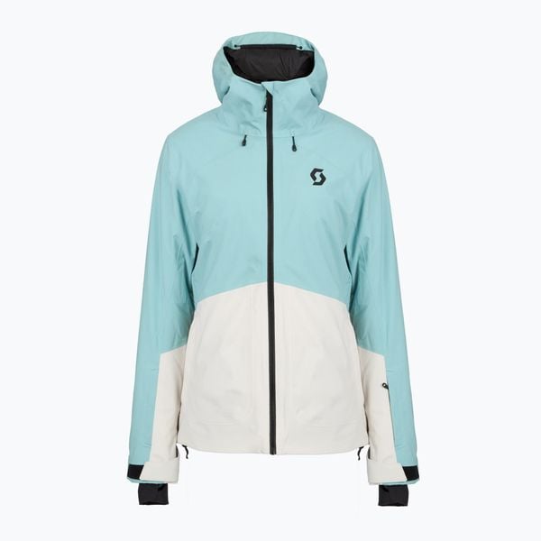 Kurtka narciarska damska SCOTT Ultimate Dryo 10. Zielone kurtki damskie Scott, na zimę, l, bez wzorów, z materiału, bez kaptura. Za 689.99 zł.