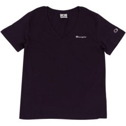Koszulka damska Champion 117536. Brązowe t-shirty damskie CHAMPION, m, bez wzorów, prążkowane, bez kołnierzyka. Za 96.00 zł.